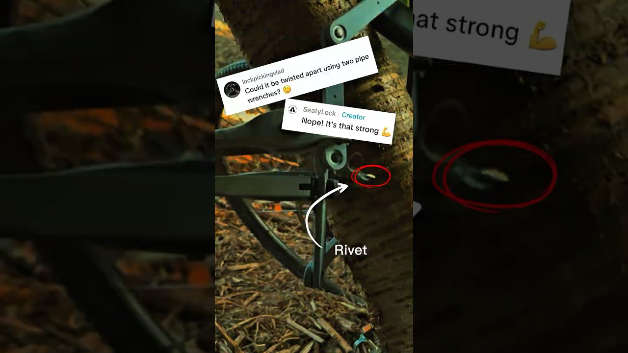 SeatyLock vs. Two Pipe Wrenches #apex #bike #antitheft #security #destruction