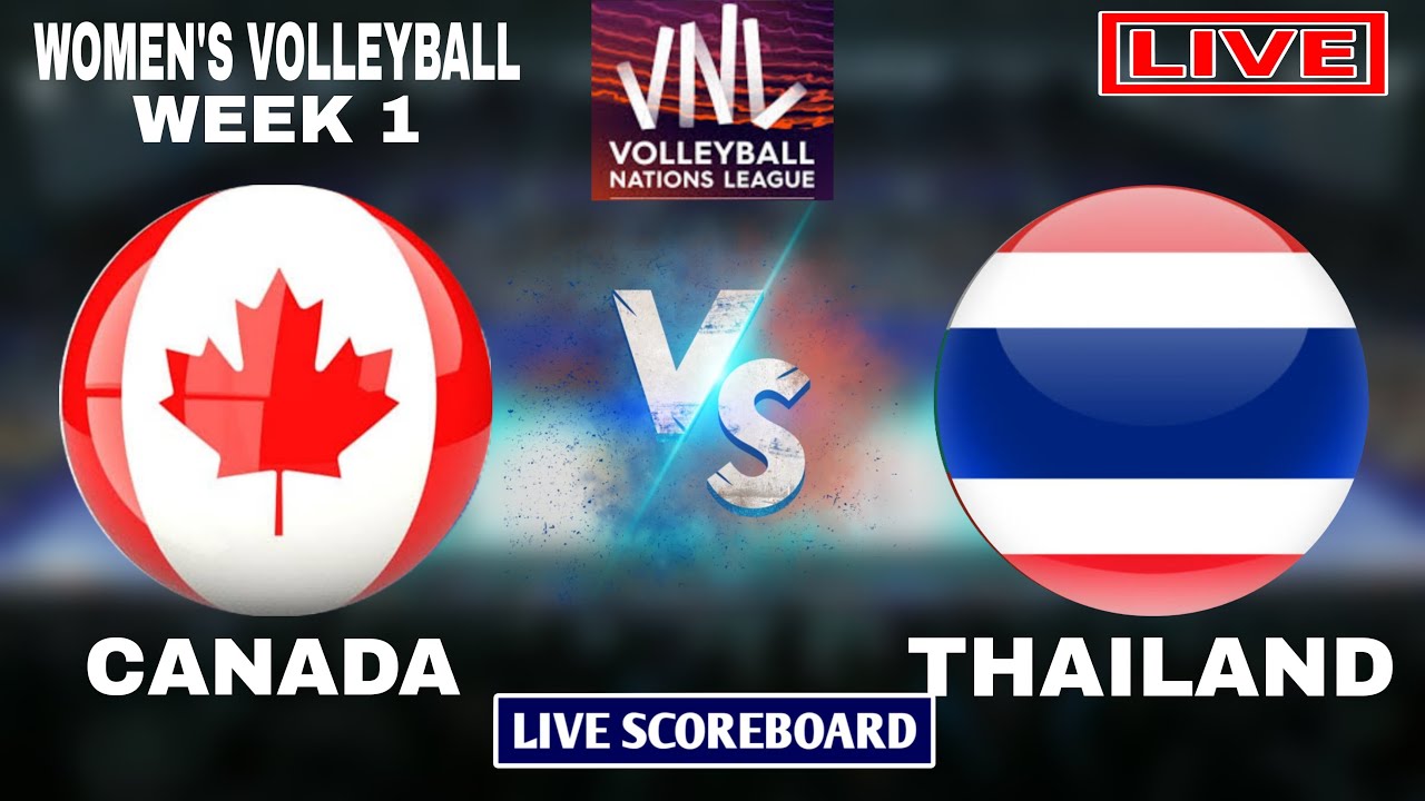 CANADA vs THAILAND VNL Women 2023 Live Scoreboard