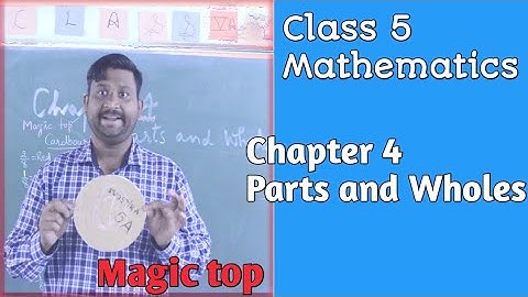 Mathmagic Class 5 Chapter 4 Parts and Wholes | Magic top |