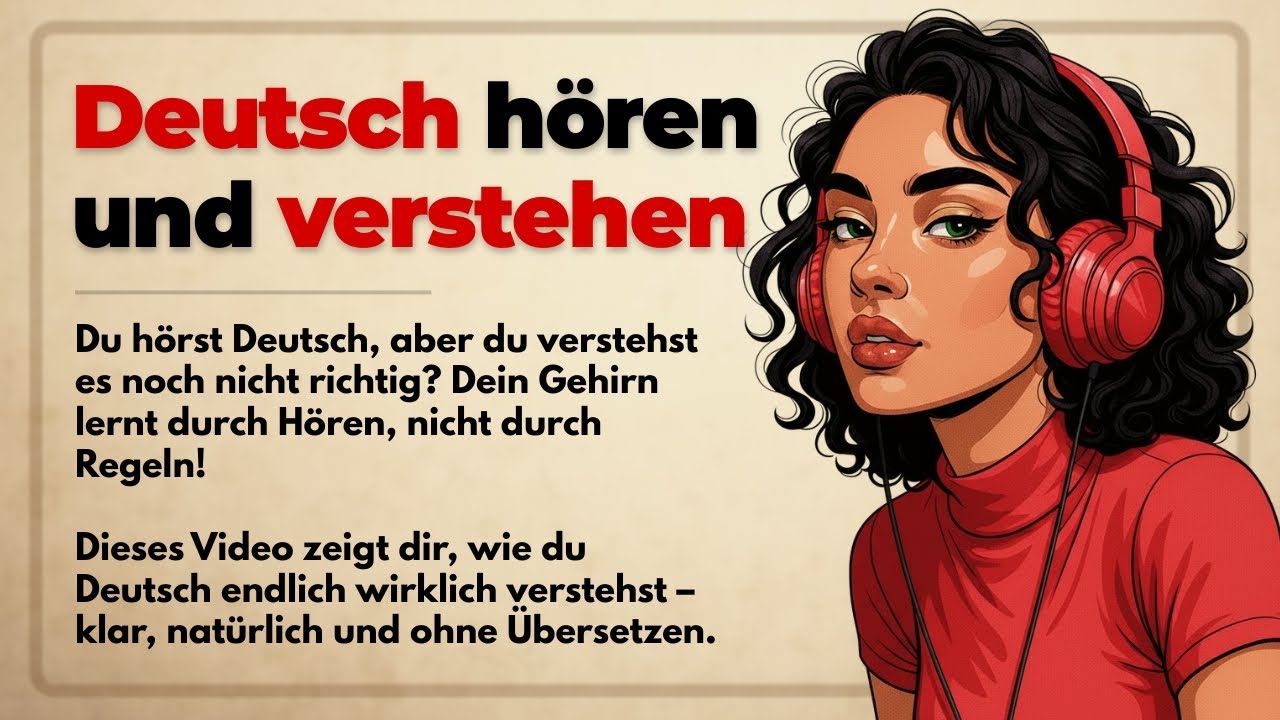 Deutsch verstehen – die Methode, die wirklich funktioniert!