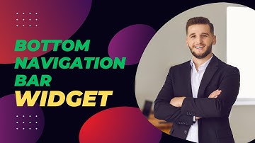 BottomNavigationBar Widget | flutter development course 2024