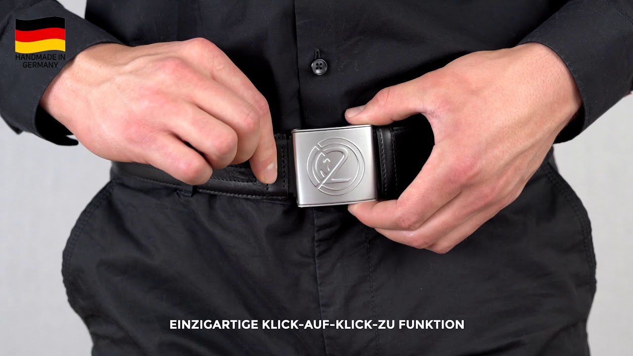 SENATOR 46 mm Leder Chrom Matt - JET BELT® 