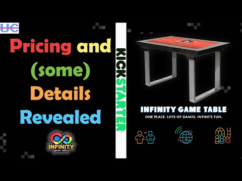 Arcade1up Infinity Game Table Reveal! Kickstarter is Live with Early Bird Pricing. Online Play! DLC! from Unqualified Critics