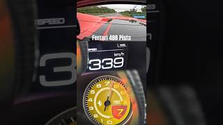 @Ferrari 488 Pista at 210MPH / 339KMH is SCARY FAST!