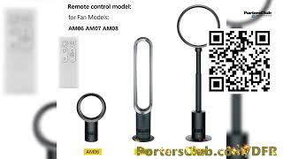 Replacement Remote Control For AM06 AM07 AM08 Dyson Fans