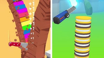 Slice It all - Very satisfying and relaxing ASMR Slicing game | Level 8273 🌈💕