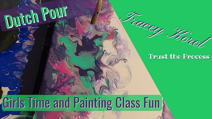 Dutch Pour Painting In Cabo San Lucas | #TraceyKorol