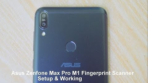 Asus Zenfone Max Pro M1 Fingerprint Scanner Setup & Working , Slow Fingerprint Scanner?