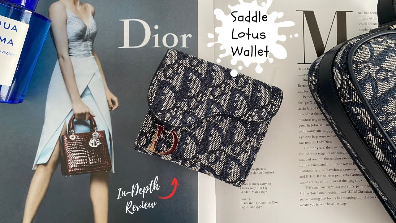 Dior Saddle Lotus Wallet