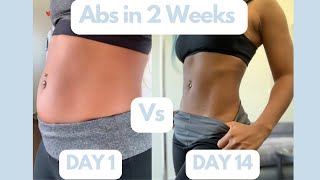 Abs in Just 2 Weeks!! : I tried Chloe Ting's 2 Week Challenge | Kergie Tv