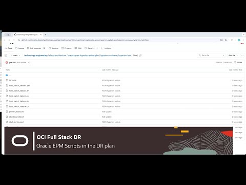 Scripts used to automate recovery for Oracle Enterprise Performance Management(EPM) (video 3) Episode cover