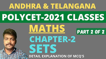 POLYCET CH 02 SETS PART 2 OF 2 || TS & AP POLYCET