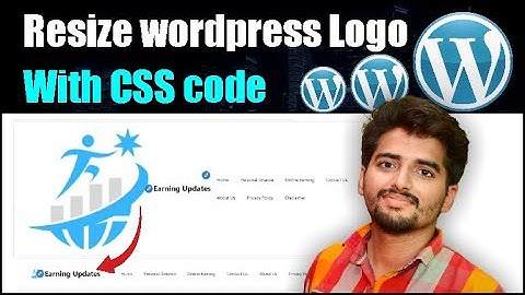 "How to Resize wordpress logo with css code:Chagne logo size of wordpress website"