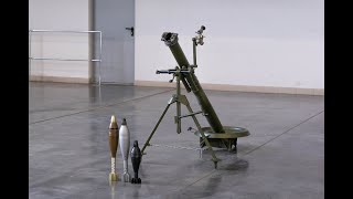 Новейший 82 mm миномет 2Б24 (2011) и самоходные минометные комплексы на его базе  - "Дрок" и "Дева"