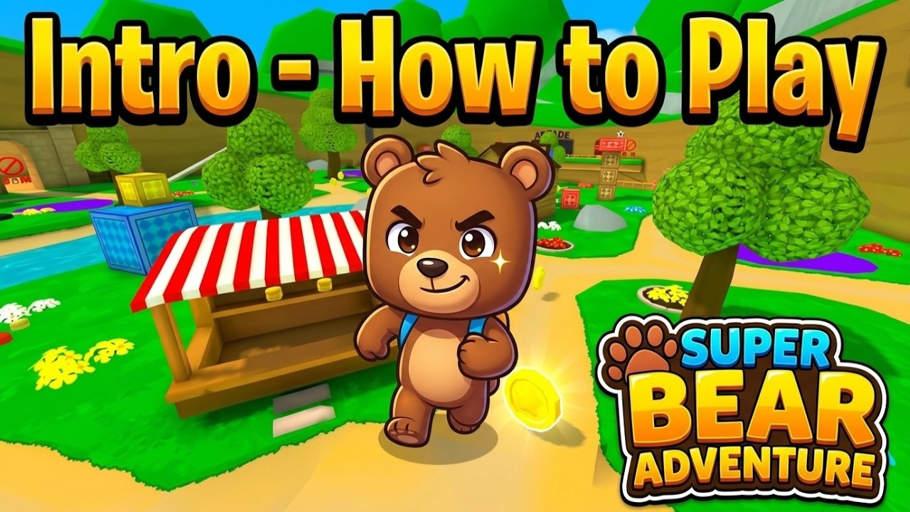 ภาพตัวอย่างวิดีโอสำหรับ บทนำ - วิธีการเล่น | Super Bear Adventure | พาเล่น, เกมเพลย์, ไม่มีบรรยาย, Android