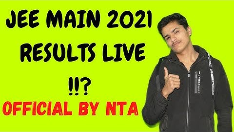 JEE MAIN 2021 February Results Released update by NTA /JEE MAIN 2021 latest news #JEEMain2021 Result