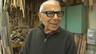 Interview (never seen) with Sam Maloof,  a legendary California furniture designer and woodworker.