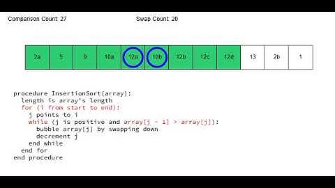 삽입 정렬 애니메이션 - Insertion Sort Animation