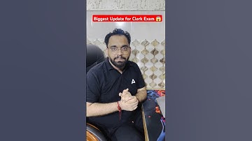 Biggest Update for Clerk Exam 2025-26 #adda247 #notification