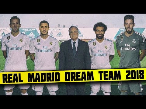 Real Madrid DREAM Team Lineup 2018-19 With Potential TRANSFERS ft Neymar Salah Ronaldo Hazard Kane