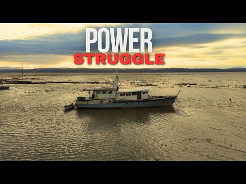 Ep 160 - Power Struggles On Our Off Grid Boat Restoration