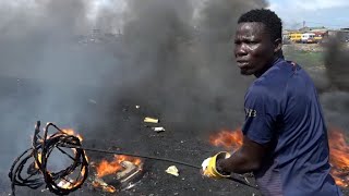 Ghana : avec les forçats des déchets électroniques