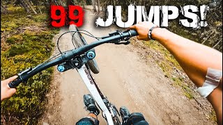 99 JUMPS! AUSTRIA'S BEST JUMP LINE? | GoPro Hero9 in Bike Park Schladming