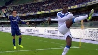 Ballotelli Kicks Ball At Fans After Suffering Racist Abuse. Brescia vs Verona 3-11-2019.