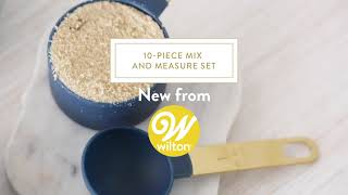 Wilton Navy Blue and Gold Measuring Cups, Measuring Spoons and Whisks –  PastryBase