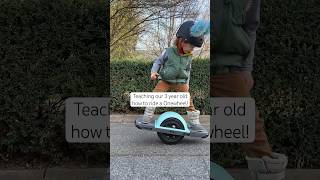 Teaching our 3 year old how to ride a Onewheel!