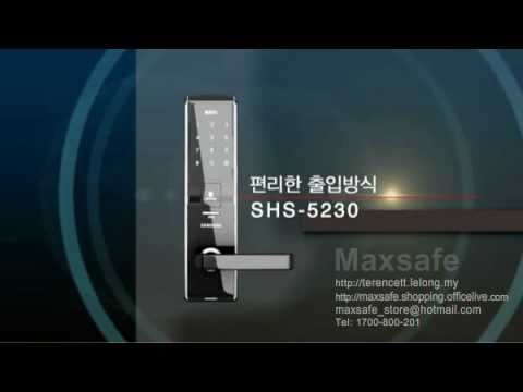 Samsung Ezon SHS 5230 Fingerprint Digital Door Lock Commercial 