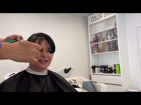 მოკლე თმის შეჭრა