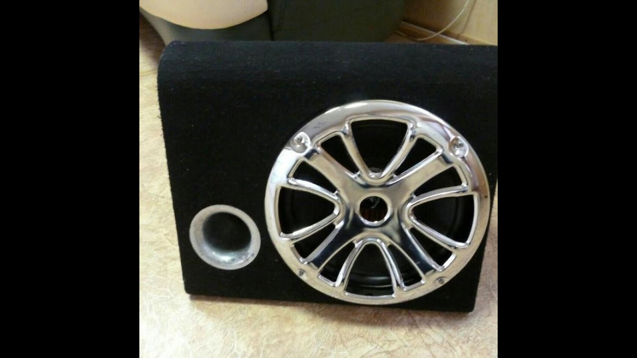 Как заклеить диффузор сабвуфера - YouTube