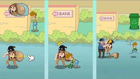 Thief Puzzle: Troll Master - All Levels Gameplay 51-100 Android,iOS