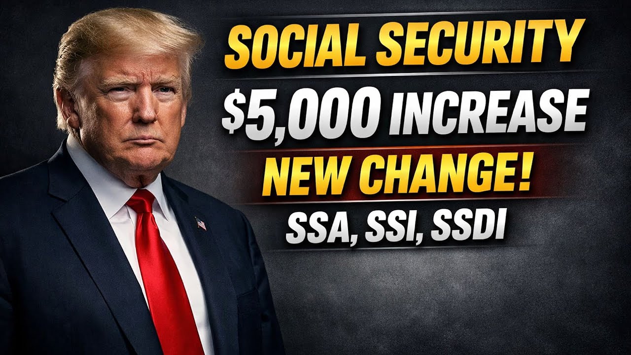$5,000 INCREASE FOR SOCIAL SECURITY UNDER THIS CHANGE | SSA, SSI, SSDI