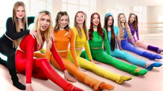 ¡Chicas Arcoíris se Convierten en Gimnastas! Chicas de Colores Conocen a una Chica Gótica. screenshot 5