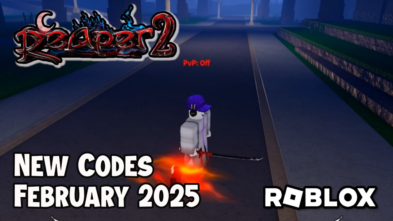 Roblox Reaper 2 -New Codes February 2025