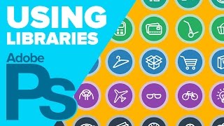 How to Use Libraries in Adobe Photoshop CC (4K)