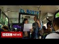 El bus tv news bulletins on the bus in venezuela  bbc news