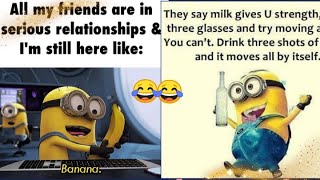 Best of MINIONS funny quotes it will make you laugh really 😂😂|| MIX MEMES||😍😍