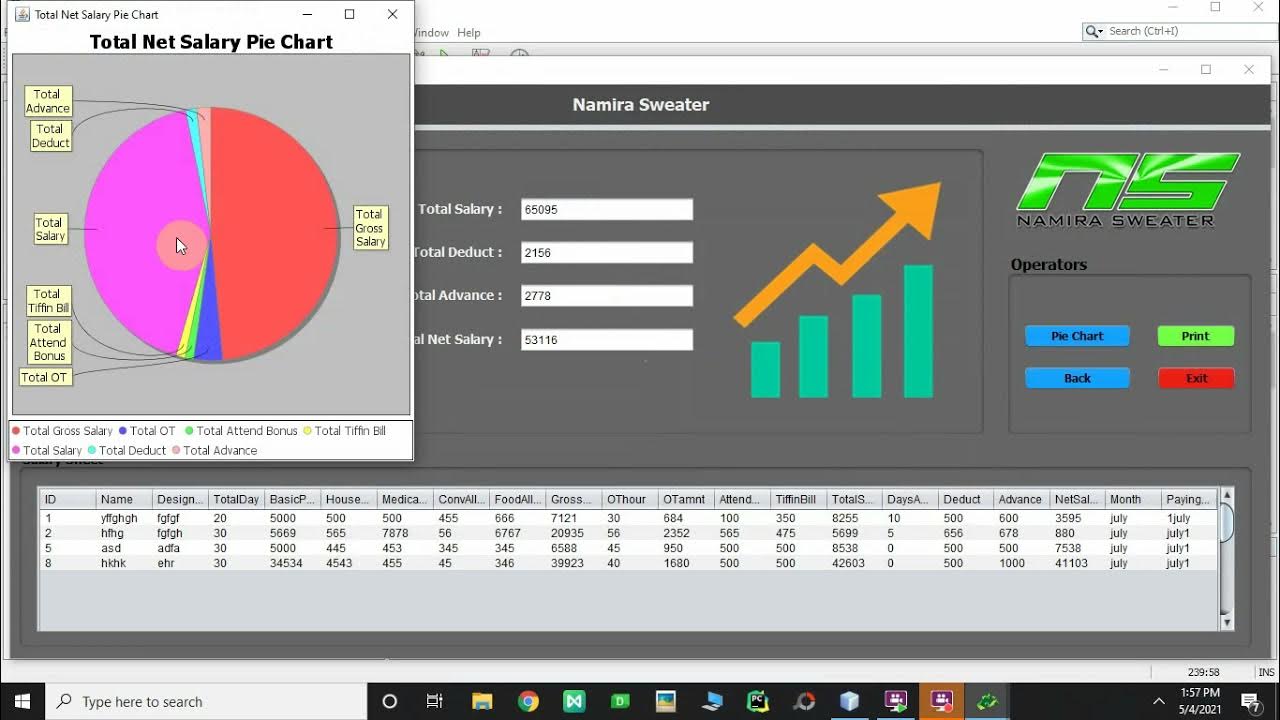 Java project | Factory Management System | NetBeans & SQLite |2021 ...