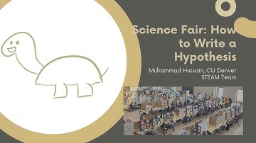 Formulating a Hypothesis - Science Fair
