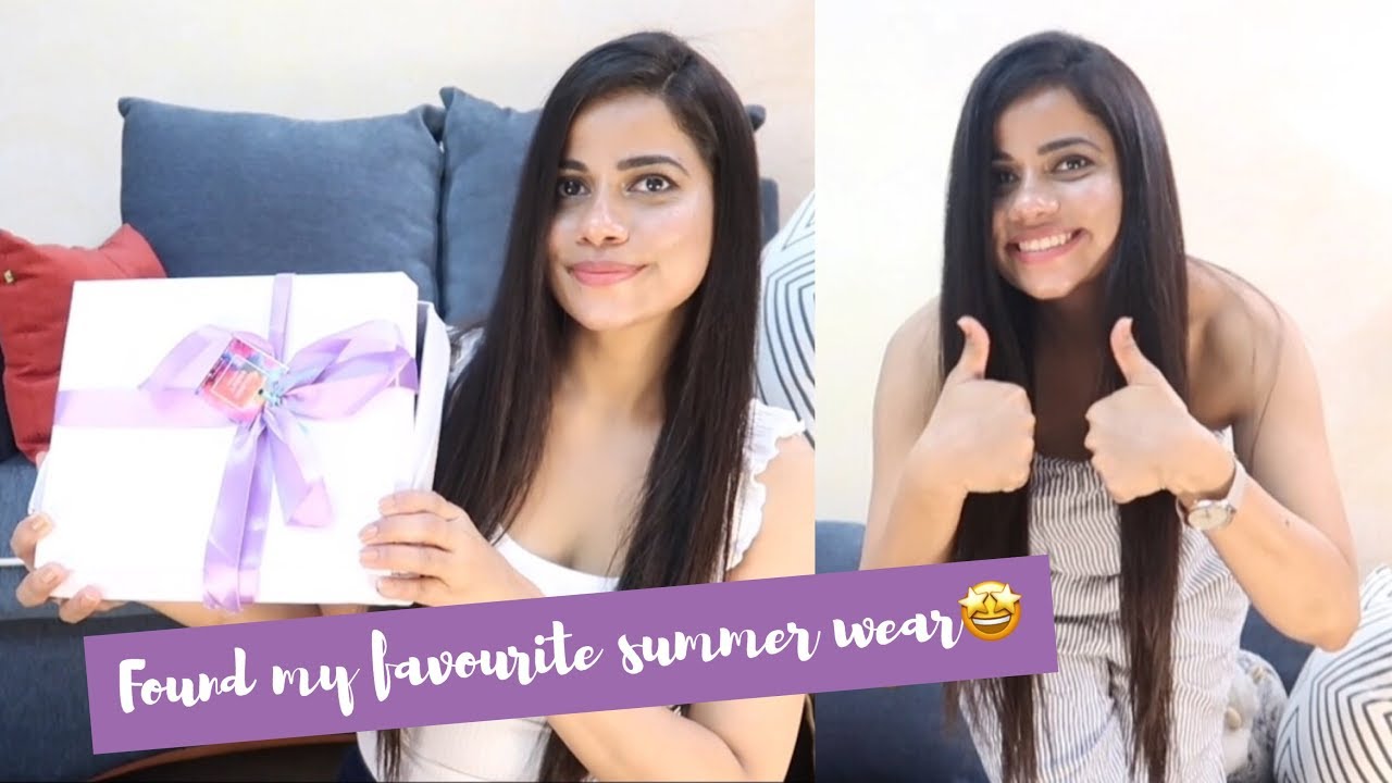 indian youtuber neelam instagram My Favourite Summer wear in SUGARBOX | Sana K
