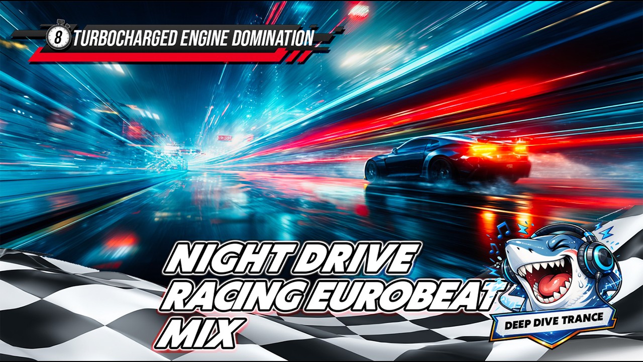 Night Drive Racing Eurobeat – Male Vocal Mix 60min | turbocharged engine domination | Vol.8