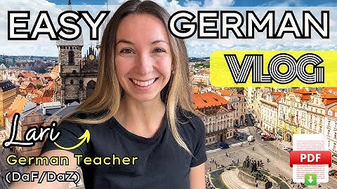 German Learning Vlog for Absolute Beginners | Comprehensible Input (im Urlaub)