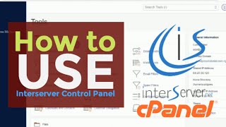 how to use interserver control panel