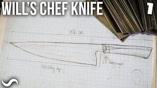 MAKING A TWISTED MULTI-BAR CHEF'S KNIFE!!! Part 1