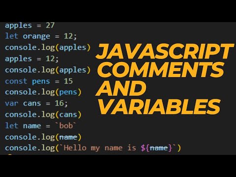 Variables and Comments | JavaScript Full Course #2
