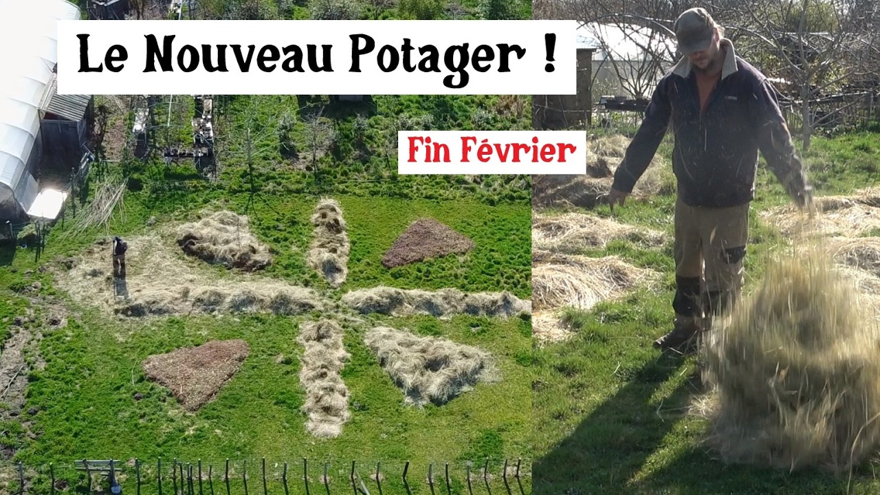 Le potager fin février !