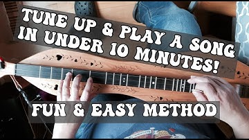 Mountain Dulcimer Lesson 1 | Play a song in under 10 minutes! #dulcimer #mountaindulcimer